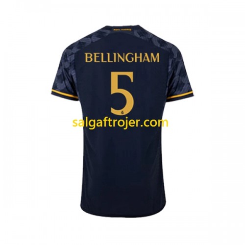 Real Madrid Jude Bellingham 5 Fodboldtrøjer Udebanesæt 2023/24 Kort ærmer Real Madrid Jude Bellingham 5 Fodboldtrøjer Udebanesæt 2023/24 Kort ærmer